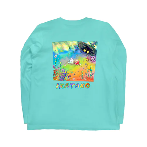 🦑いかたこおさんぽ(いか)🦑🐙 Long Sleeve T-Shirt