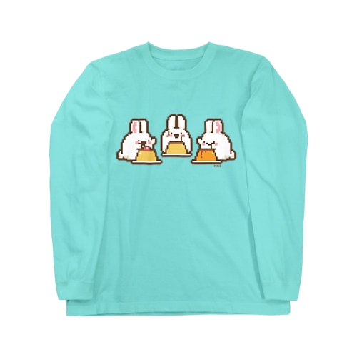 ドコドコやわらかプリン Long Sleeve T-Shirt