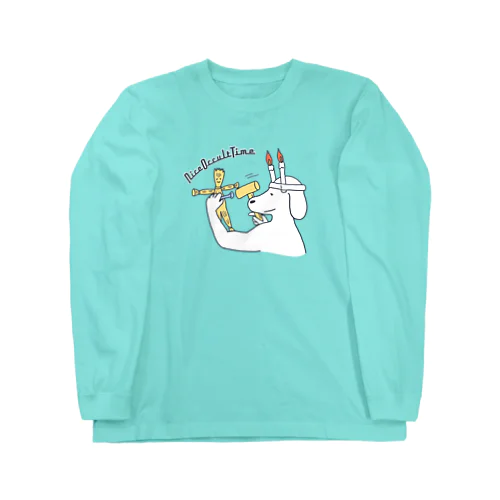 ナイスオカルトタイム🕯️(犬) Long Sleeve T-Shirt