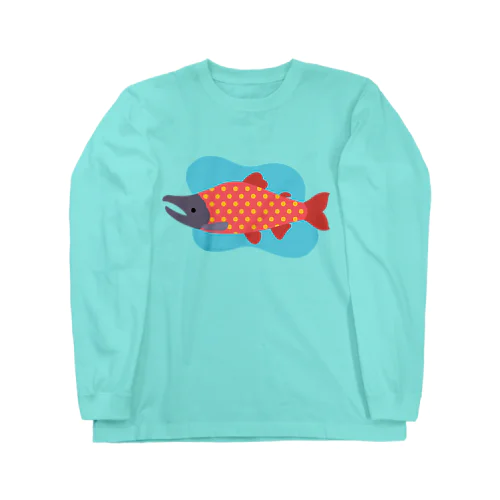 ベニザケドットくん Long Sleeve T-Shirt