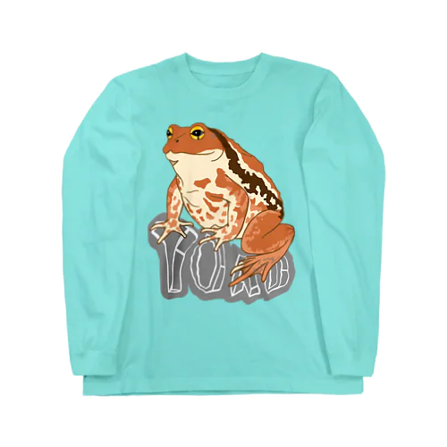 TOAD (ヒキガエル) 英字バージョン Long Sleeve T-Shirt