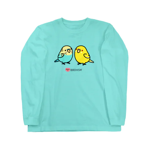 Chubby Bird 仲良しセキセイインコ Long Sleeve T-Shirt