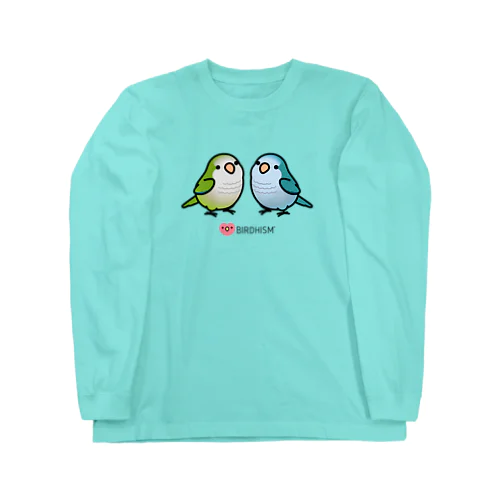 Chubby Bird 仲良しオキナインコ 롱 슬리브 티셔츠