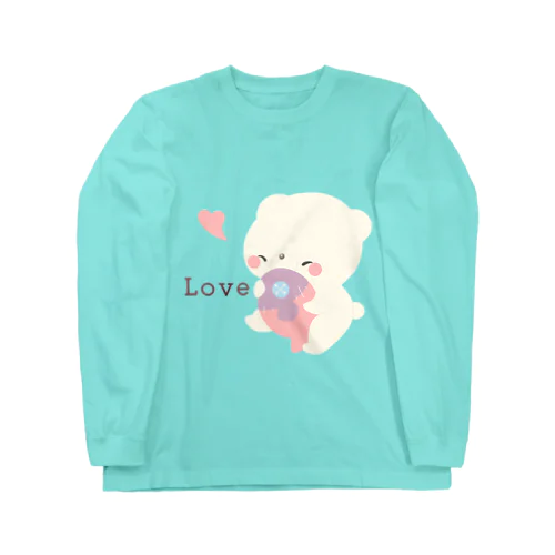 『 Love 』しろくまちゃん ロングスリーブTシャツ