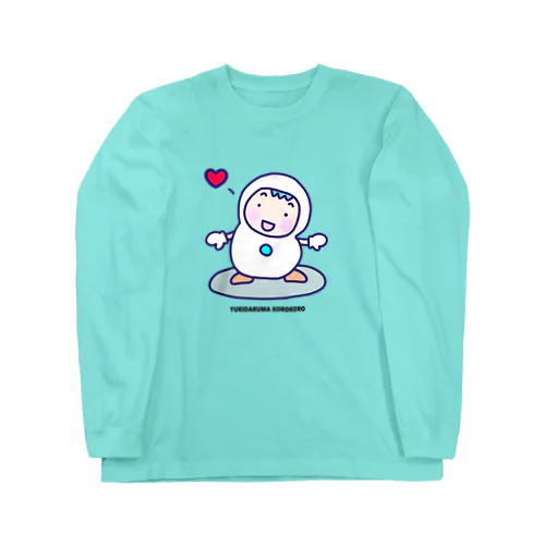 ゆきだるまが大好き＊ターコイズ Long Sleeve T-Shirt