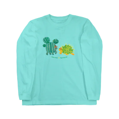 フェル&ビビ　cactus×tortoise ロングスリーブTシャツ