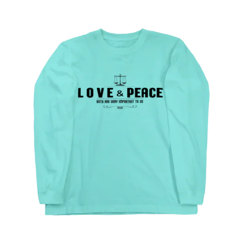 つりあう天秤（LOVE & PEACE) Long Sleeve T-Shirt