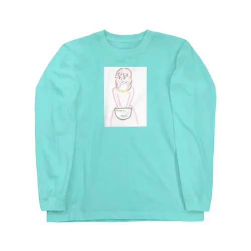 美人さん　ハッピーワーク Long Sleeve T-Shirt