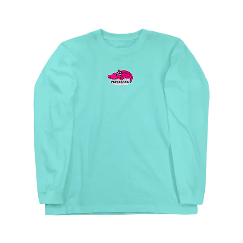 ワニくん ピンク 0624 WANIGATOR ロゴ Long Sleeve T-Shirt