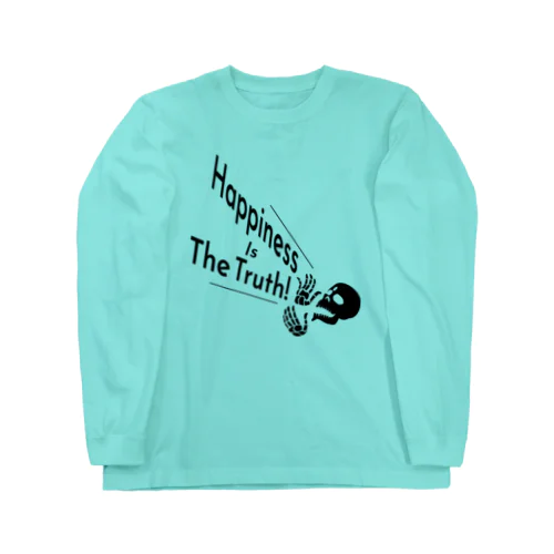 Happiness Is The Truth!（黒） ロングスリーブTシャツ
