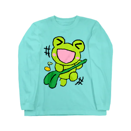 ダンシングあめかえる Long Sleeve T-Shirt