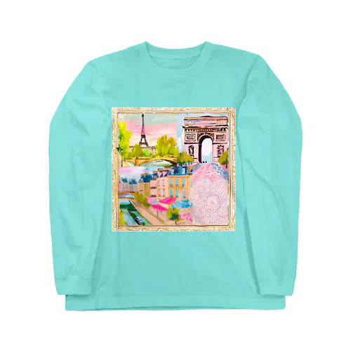 憧れのパリ🗼美しい風景🖼✨ Long Sleeve T-Shirt