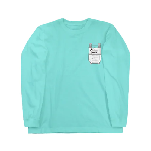 ワンポイントガスメーター Long Sleeve T-Shirt