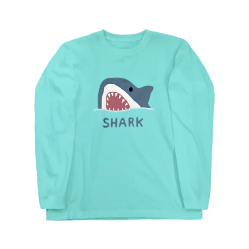 サメ ロングスリーブTシャツ