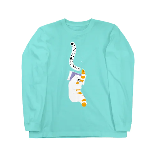 眠りシロクマ Long Sleeve T-Shirt