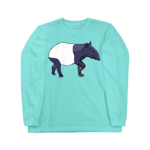 マレーバク母さん　文字無し Long Sleeve T-Shirt