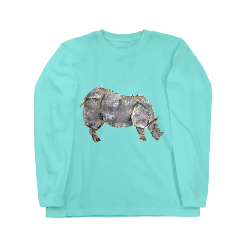 サイの背中は集合場所 Long Sleeve T-Shirt