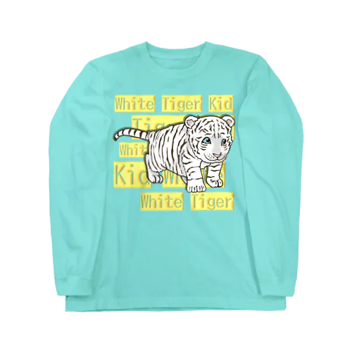 White tiger Kid  Long Sleeve T-Shirt