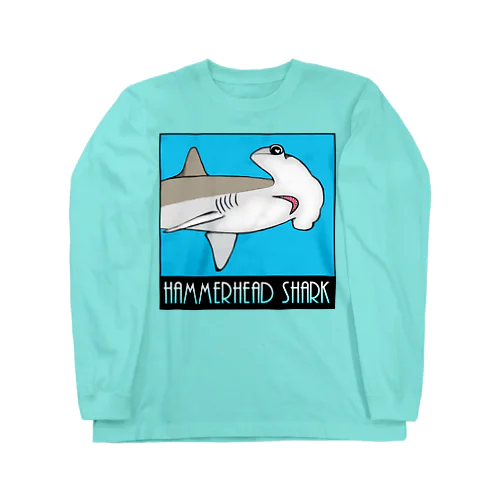 Hammerhead shark(撞木鮫) ロングスリーブTシャツ