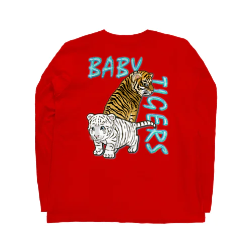 BABY TIGERS　バックプリント Long Sleeve T-Shirt