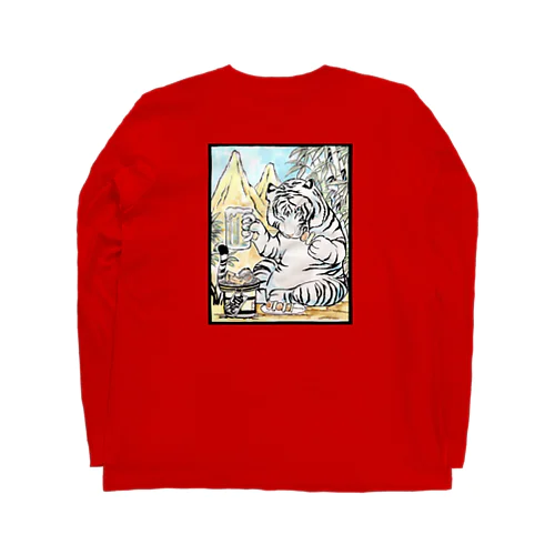 のんべえ四神　白虎 Long Sleeve T-Shirt