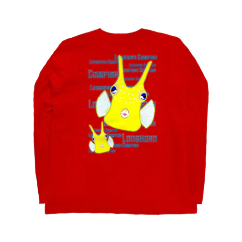 Longhorn Cowfish(コンゴウフグ)　バックプリント Long Sleeve T-Shirt