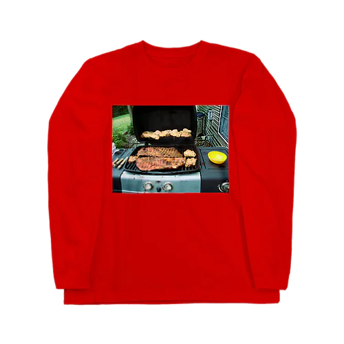 アメリカンBBQ Long Sleeve T-Shirt