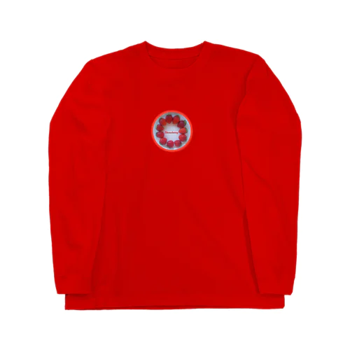 いちごのリース Long Sleeve T-Shirt