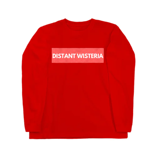 DISTANT WISTERIA ジオメトリックLOGO ロングスリーブTシャツ