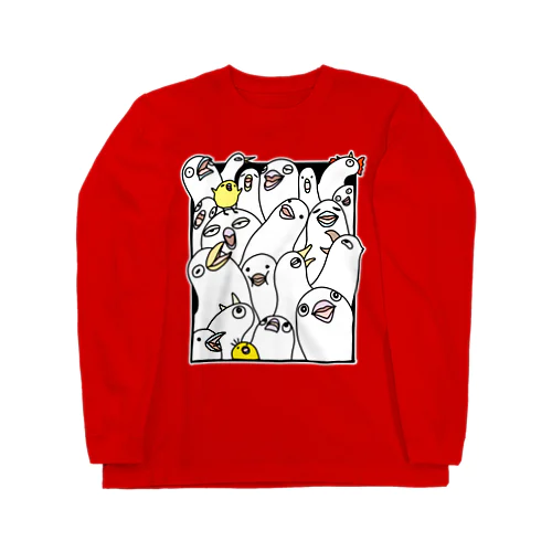 騒ぐくちばし Long Sleeve T-Shirt