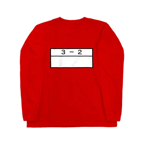 3－2 名札風 Long Sleeve T-Shirt