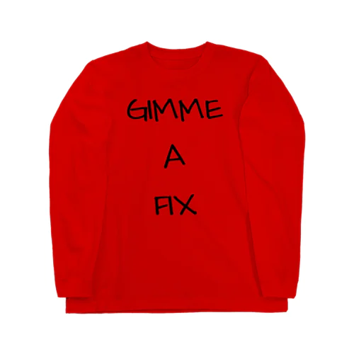 シド・ヴィシャス　GIMME A FIX Long Sleeve T-Shirt