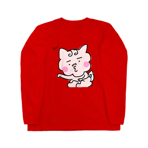 狛犬　ベビー狛ったん Long Sleeve T-Shirt