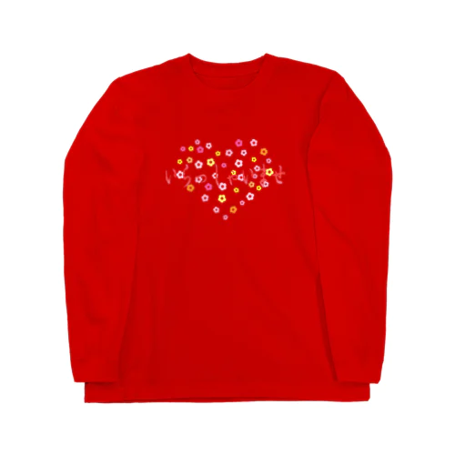 いらしゃいませ　花 Long Sleeve T-Shirt