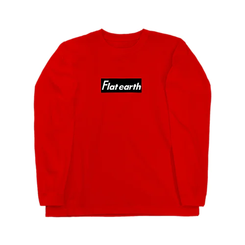 Flatearth Box Logo (BLACK) フラットアース ボックスロゴ(ブラック) ロングスリーブTシャツ