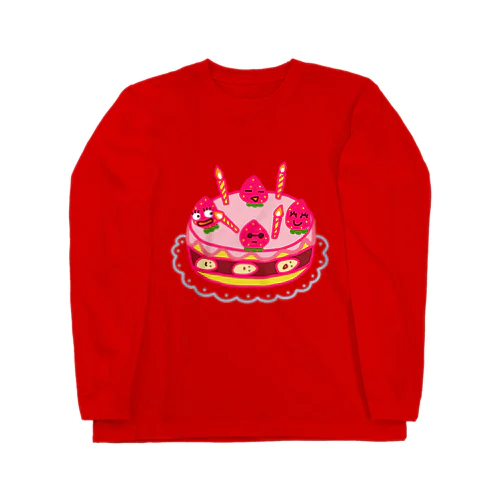 🍓いちごケーキ🍰 ロングスリーブTシャツ