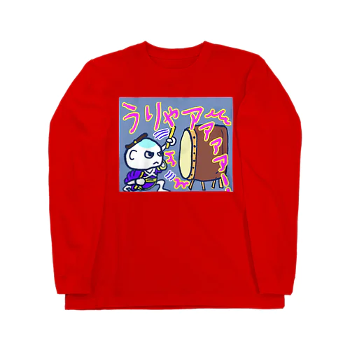 気合いのお侍さん。 Long Sleeve T-Shirt