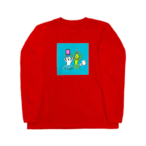 猫&てい 「喜び」 Long Sleeve T-Shirt