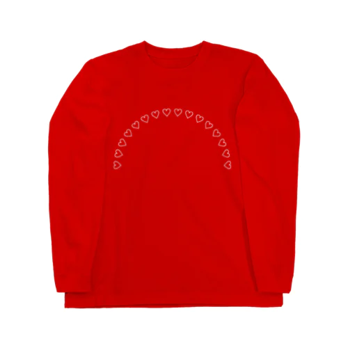 ハートアーチ(白) Long Sleeve T-Shirt