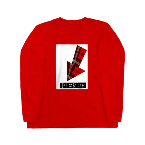 ピックアップ矢印 Long Sleeve T-Shirt