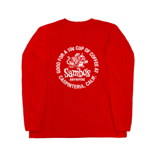 Sambos Restaurant_WHT ロングスリーブTシャツ