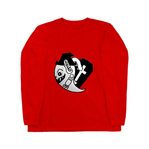 ばけを ハロウィン デザイン Long Sleeve T-Shirt