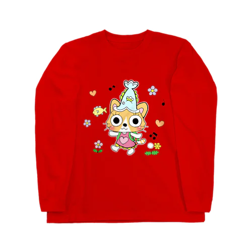 猫のみーちゃん Long Sleeve T-Shirt