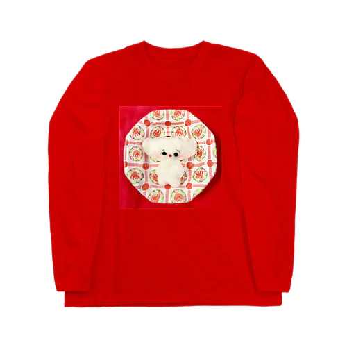 中華どんぶりにいるぎょーざわくん Long Sleeve T-Shirt