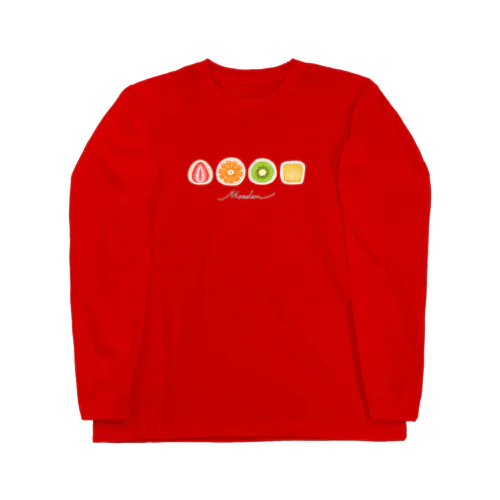 Moedan~フルーツ大福~4コ Long Sleeve T-Shirt