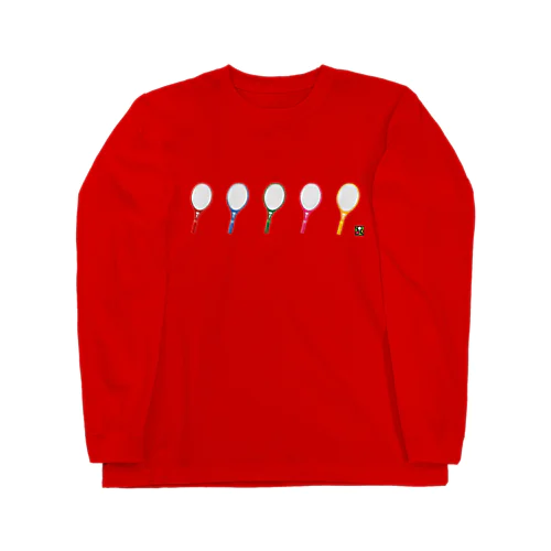 yes!!テニスラケット Long Sleeve T-Shirt