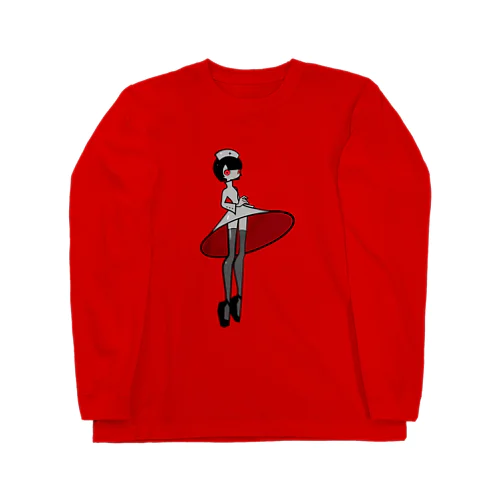 赤いナース Long Sleeve T-Shirt