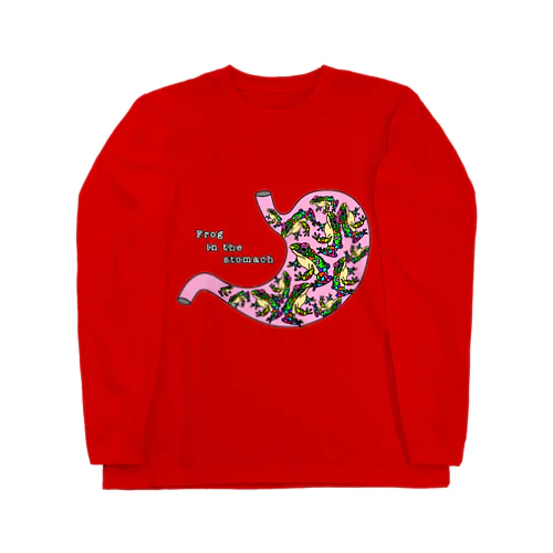 Frog inthe stomach ロングスリーブTシャツ