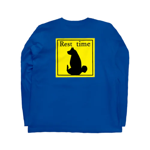 もっちり柴シルエット１(Rest time) Long Sleeve T-Shirt