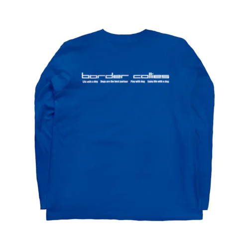 ぽるボーダー白文字 Long Sleeve T-Shirt